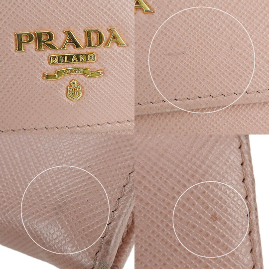 PRADA Long Wallet Purse 1MH132 Safiano leather Light pink