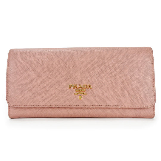 PRADA Long Wallet Purse 1MH132 Safiano leather Light pink