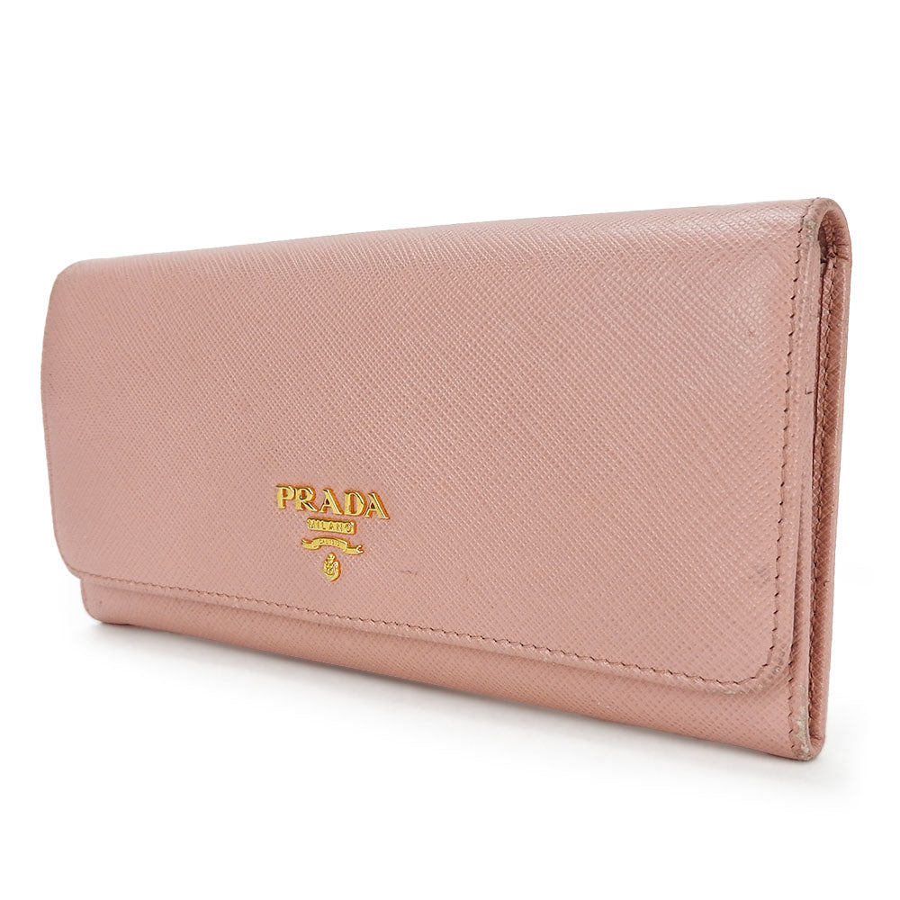 PRADA Long Wallet Purse 1MH132 Safiano leather Light pink