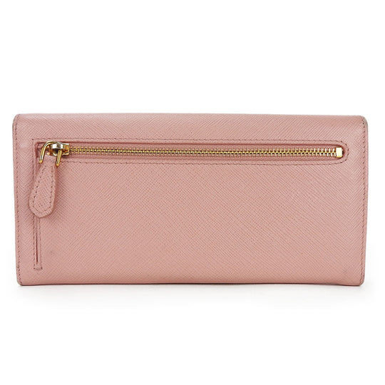 PRADA Long Wallet Purse 1MH132 Safiano leather Light pink