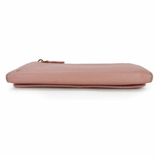 PRADA Long Wallet Purse 1MH132 Safiano leather Light pink