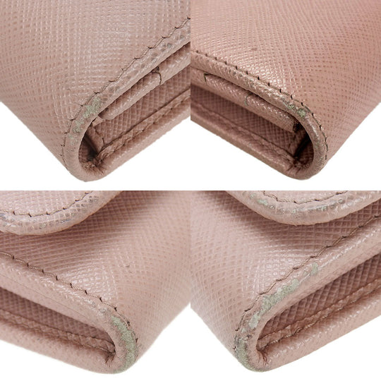 PRADA Long Wallet Purse 1MH132 Safiano leather Light pink