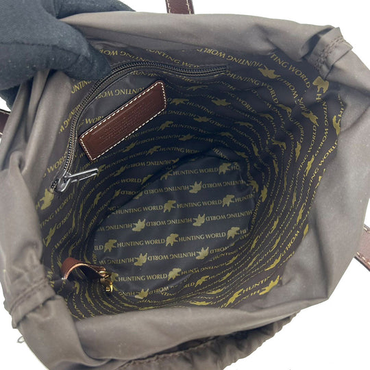 HUNTING WORLD Tote Bag canvas Khaki green