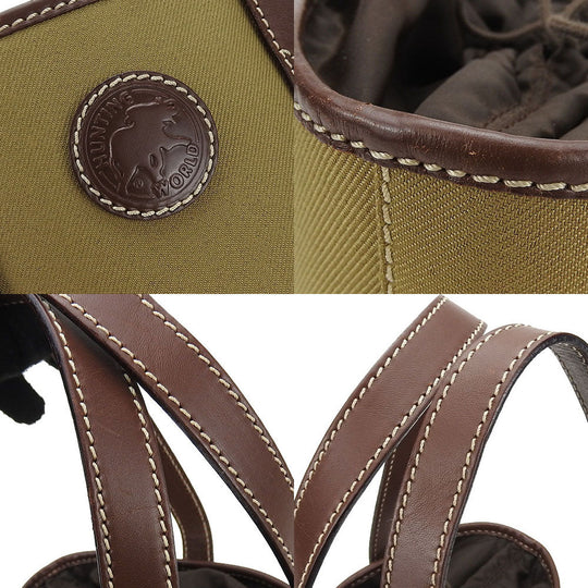 HUNTING WORLD Tote Bag canvas Khaki green
