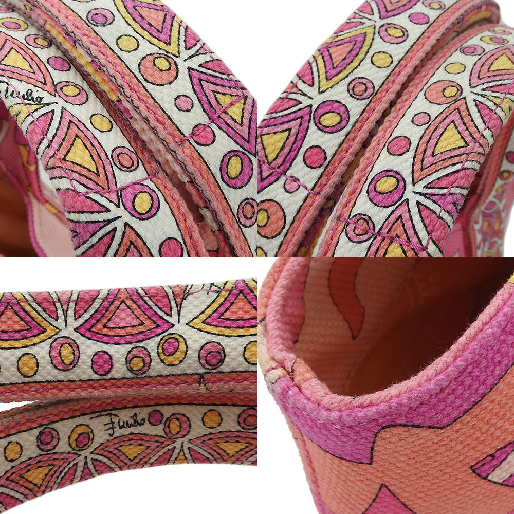 Emilio Pucci Tote Bag canvas pink