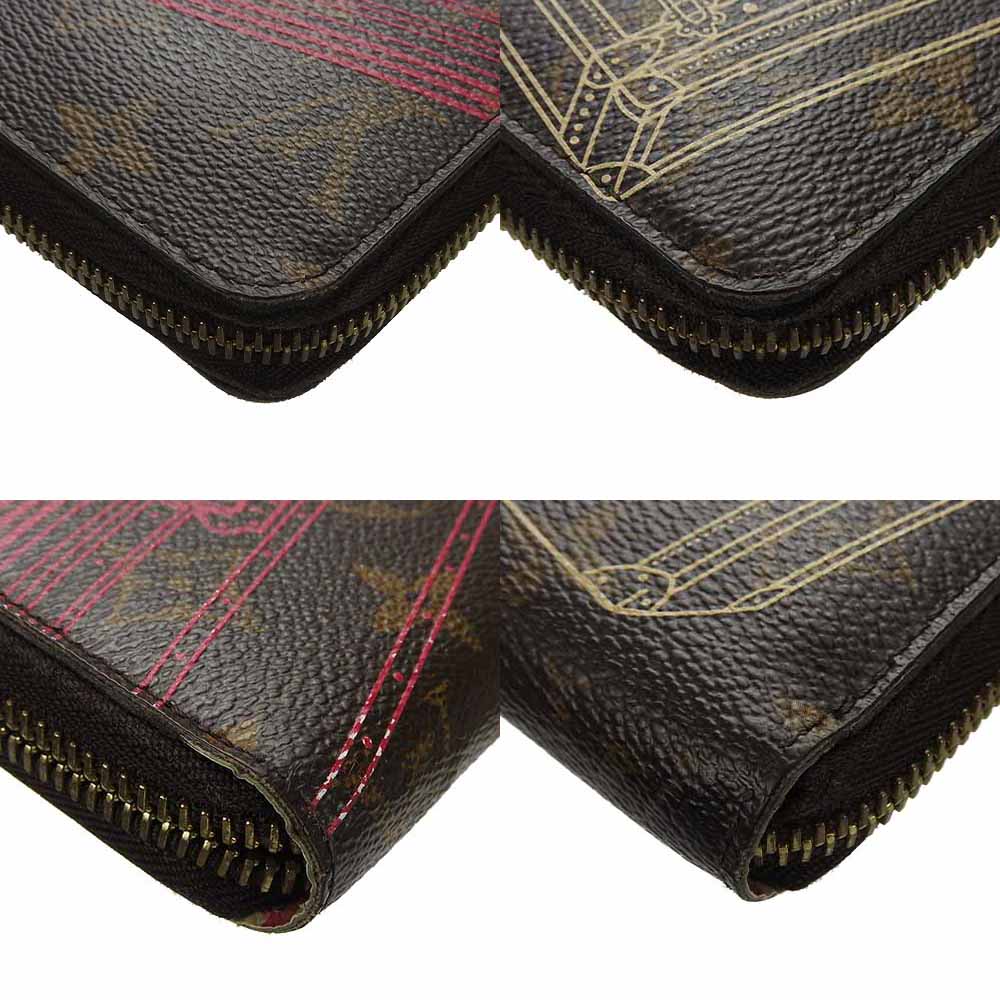 LOUIS VUITTON Long Wallet Purse M58507 Monogram Brown 2014 Zippy wallet