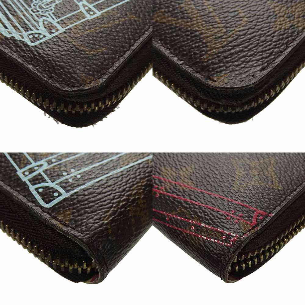 LOUIS VUITTON Long Wallet Purse M58507 Monogram Brown 2014 Zippy wallet