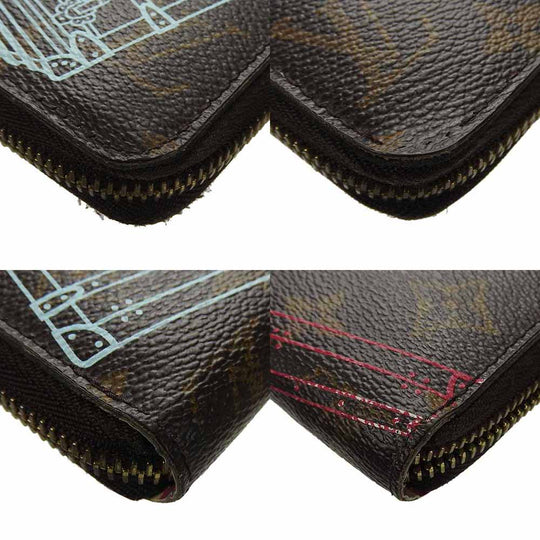 LOUIS VUITTON Long Wallet Purse M58507 Monogram Brown 2014 Zippy wallet
