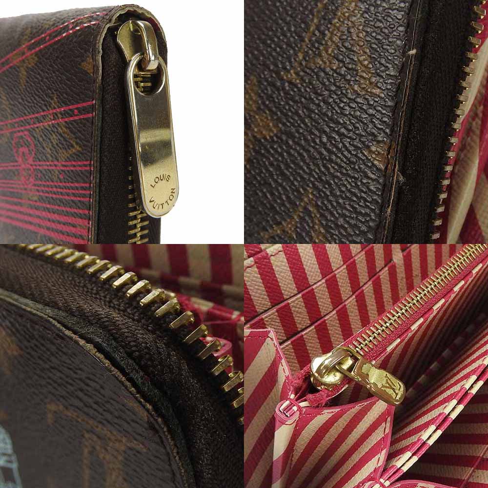LOUIS VUITTON Long Wallet Purse M58507 Monogram Brown 2014 Zippy wallet