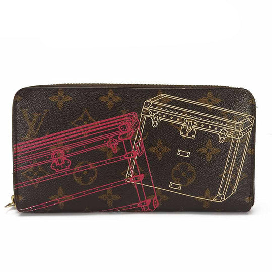 LOUIS VUITTON Long Wallet Purse M58507 Monogram Brown 2014 Zippy wallet