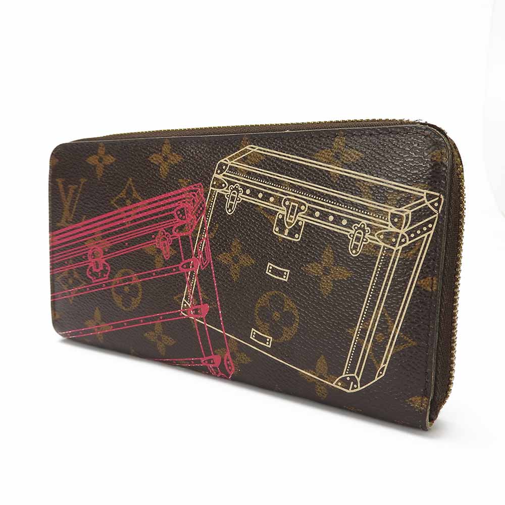 LOUIS VUITTON Long Wallet Purse M58507 Monogram Brown 2014 Zippy wallet