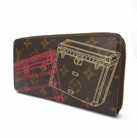 LOUIS VUITTON Long Wallet Purse M58507 Monogram Brown 2014 Zippy wallet