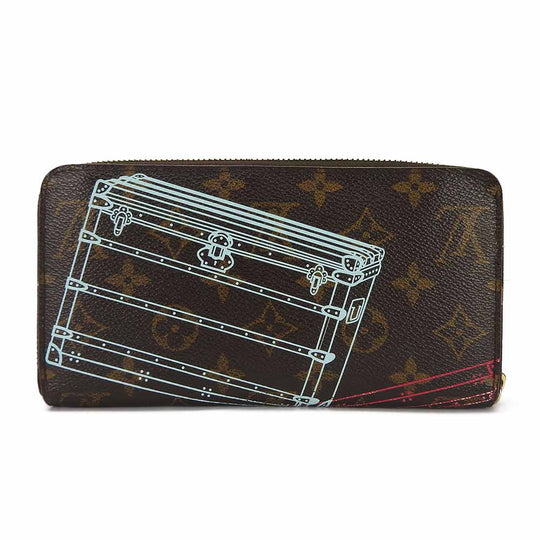 LOUIS VUITTON Long Wallet Purse M58507 Monogram Brown 2014 Zippy wallet