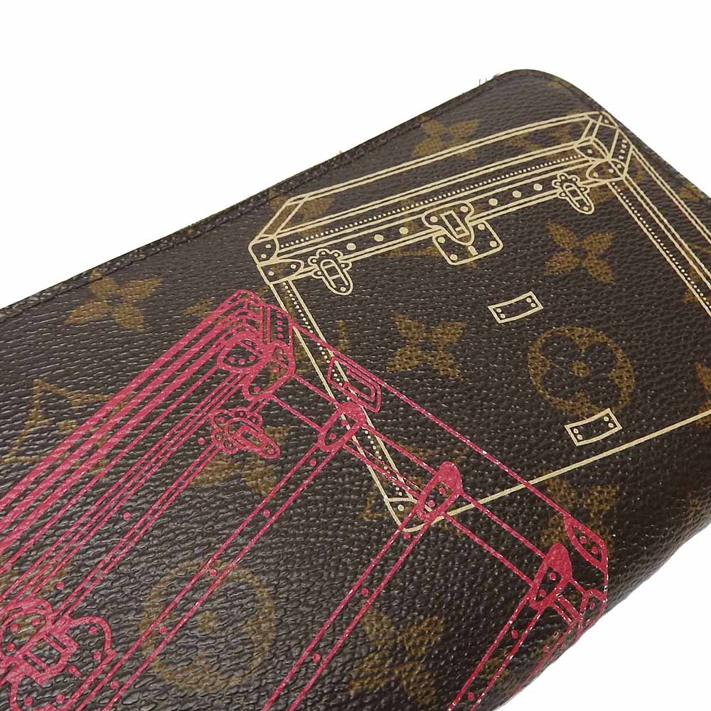 LOUIS VUITTON Long Wallet Purse M58507 Monogram Brown 2014 Zippy wallet
