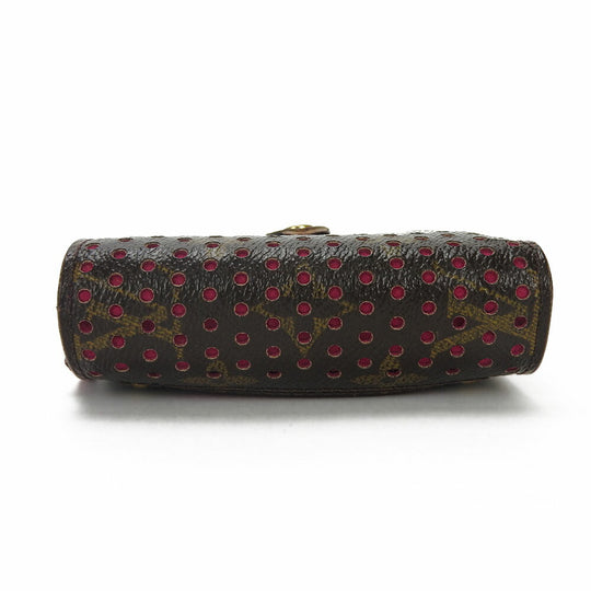 LOUIS VUITTON Bifold Wallet M95188 Monogram Perfo Fuchsia