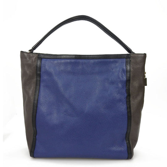 Furla Shoulder Bag leather Navy