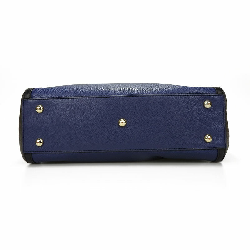 Furla Shoulder Bag leather Navy
