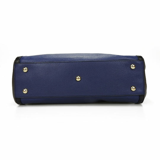 Furla Shoulder Bag leather Navy