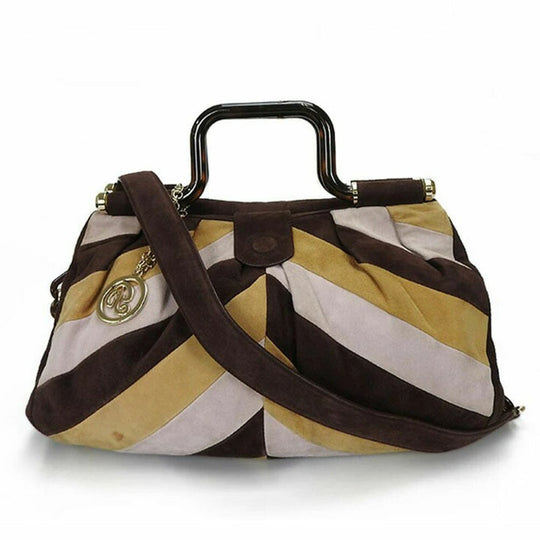 BALLY Handbag Suede Brown type