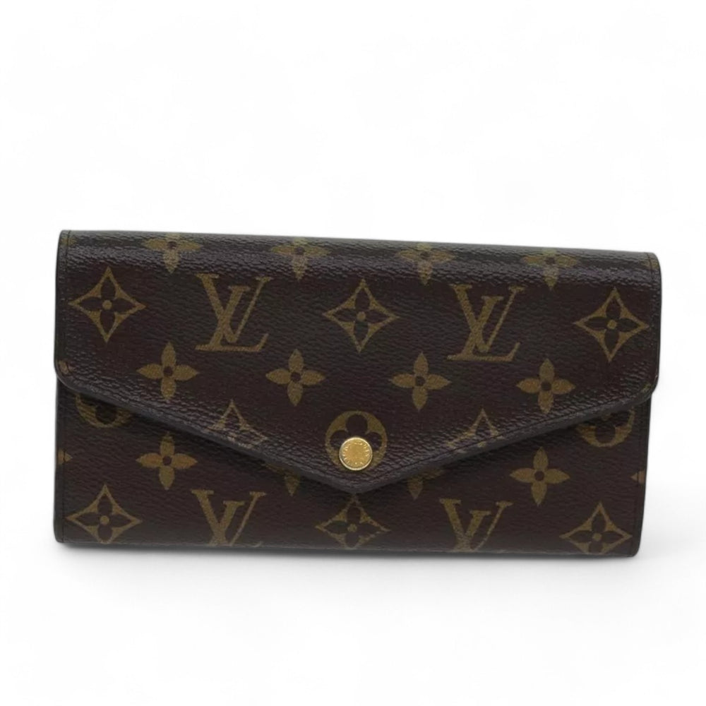 Louis Vuitton Monogram Sarah Wallet Rose Ballerine Long Pink Women