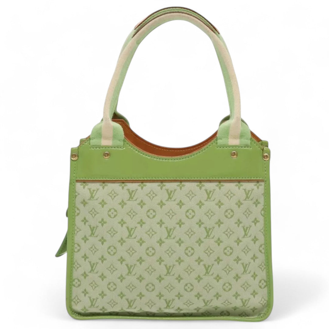 Louis Vuitton Monogram Mini Sac Catline Women's Tote Bag Almond Green