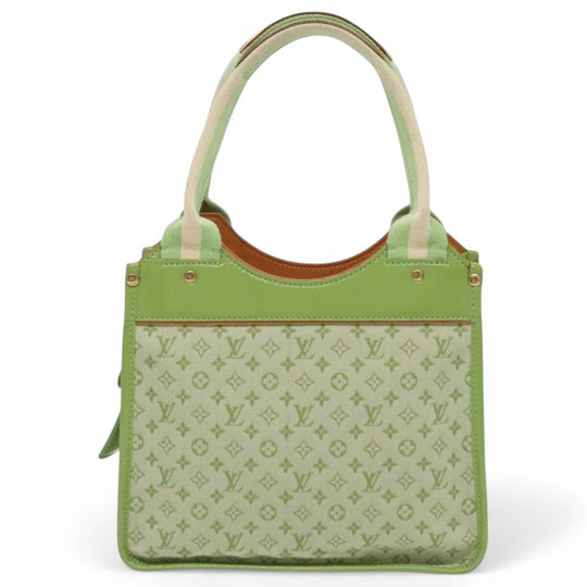 Louis Vuitton Monogram Mini Sac Catline Women's Tote Bag Almond Green