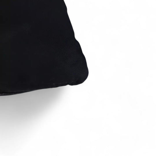 Prada Clutch Nylon Bag Black Silver Unisex with Dust Bag