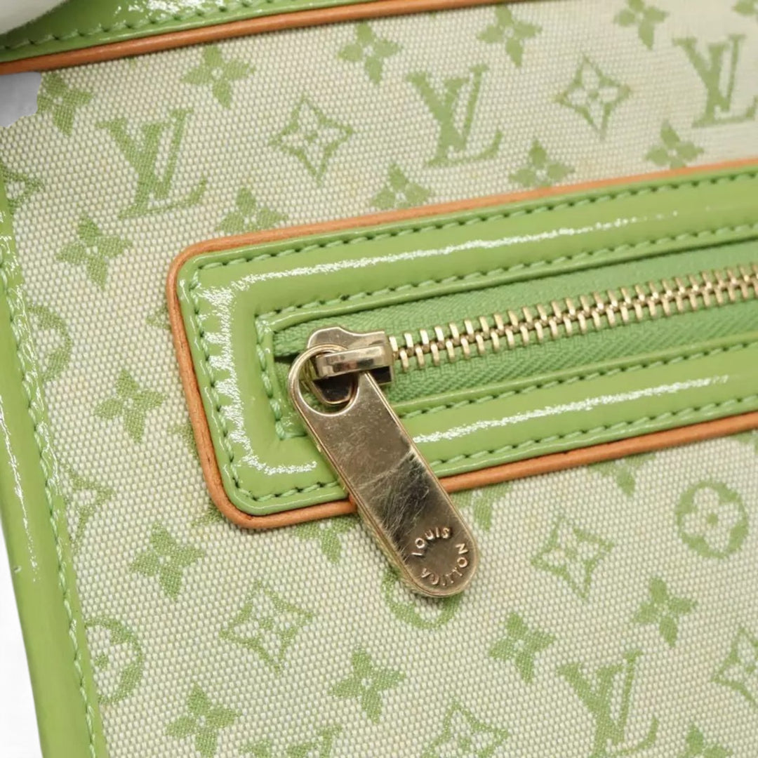 Louis Vuitton Monogram Mini Sac Catline Women's Tote Bag Almond Green