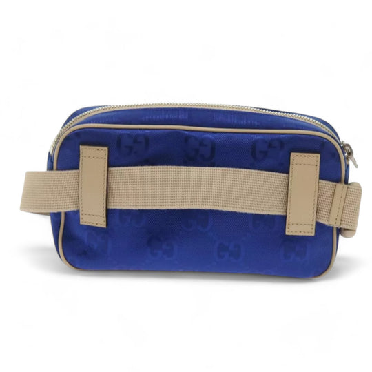 Gucci GG Nylon Bum Bag Body Bag Blue Unisex
