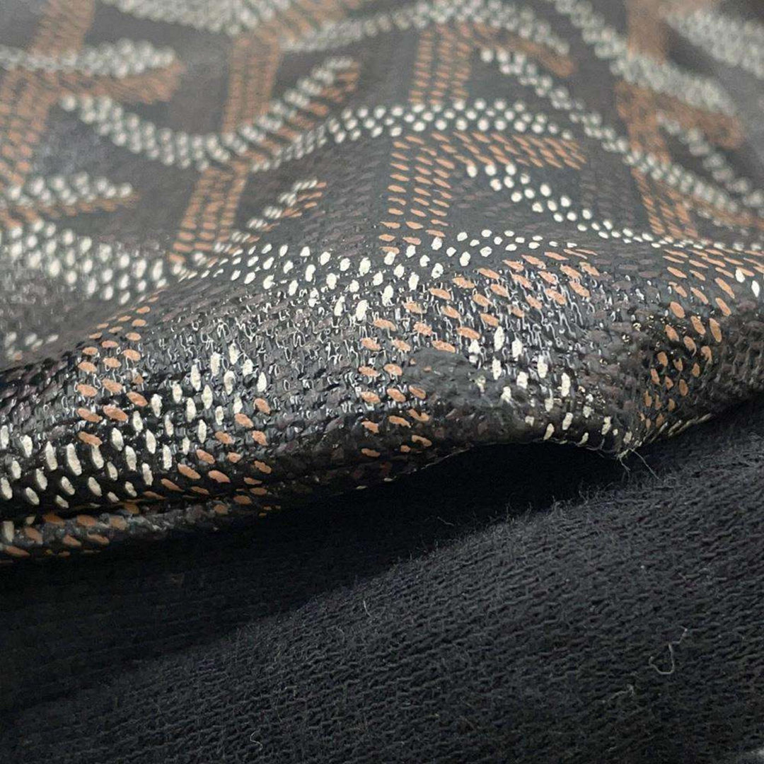 GOYARD Saint Louis PVC Leather Black Handbag Preloved