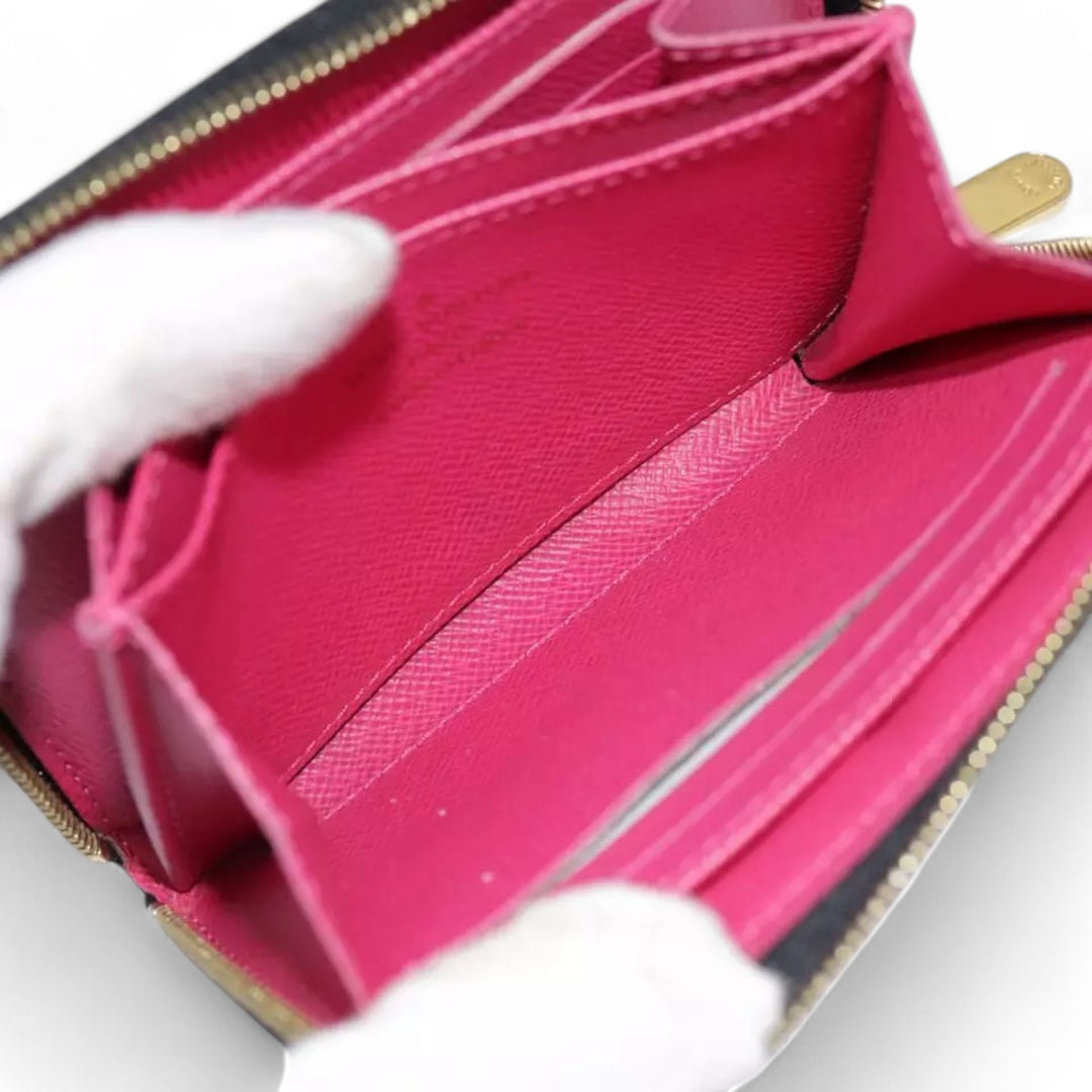 Louis Vuitton Monogram Zippy Coin Purse Multicolor Black Women's Canvas Wallet