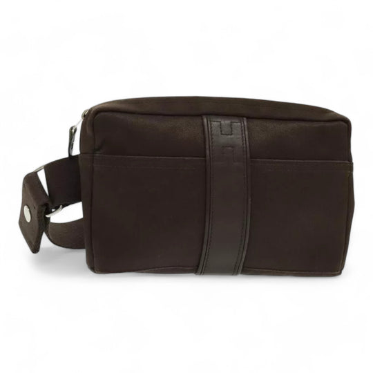 Hermes Akapu Luco Waist Bag Canvas Brown
