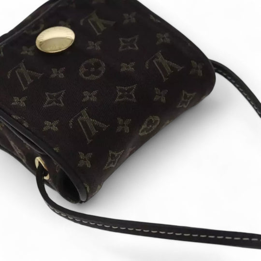Louis Vuitton Monogram Mini Pochette Cancun Pouch Brown Women's Shoulder Bag