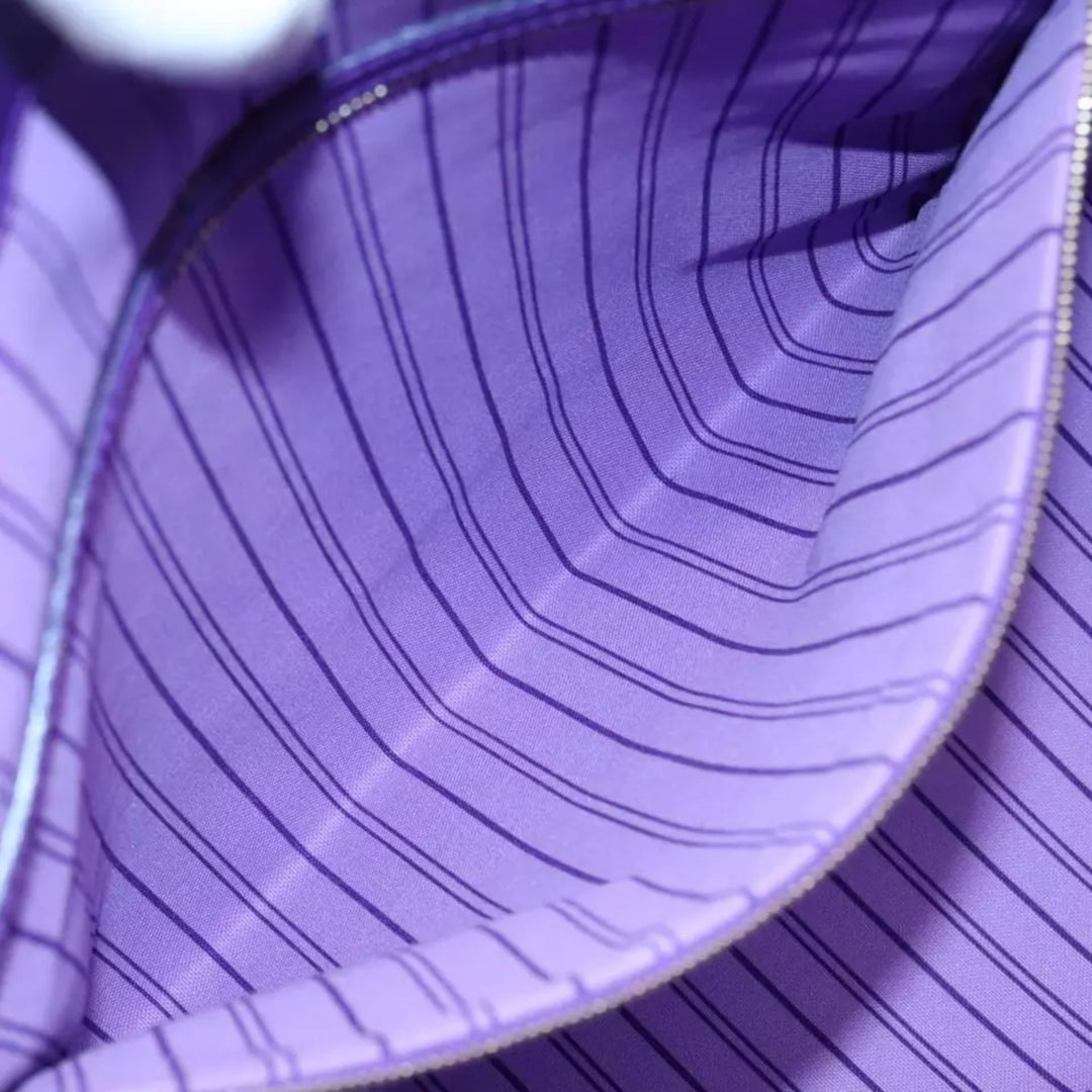 Louis Vuitton Cosmic Blossom GM Tote Bag Purple M93165 Enamel Women's Handbag