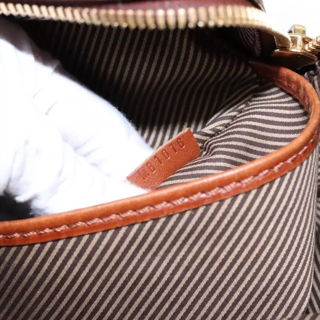 Louis Vuitton Cuir Bequia Trotteur GM Men's Leather Shoulder Bag Brown