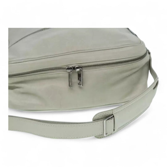 Louis Vuitton Monogram Difference Clarkson Shoulder Bag White Leather Canvas