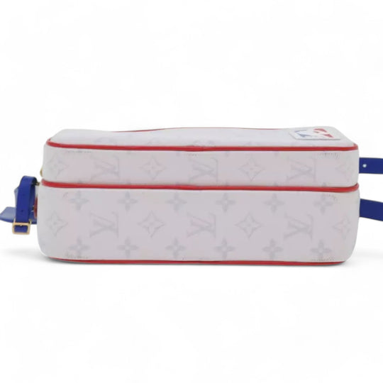 Louis Vuitton Monogram Nile PM Shoulder Bag NBA White Blue Strap Men's Bag