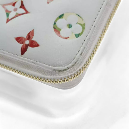 Louis Vuitton Monogram Garden Zippy Wallet White Multicolor Long Women's Wallet