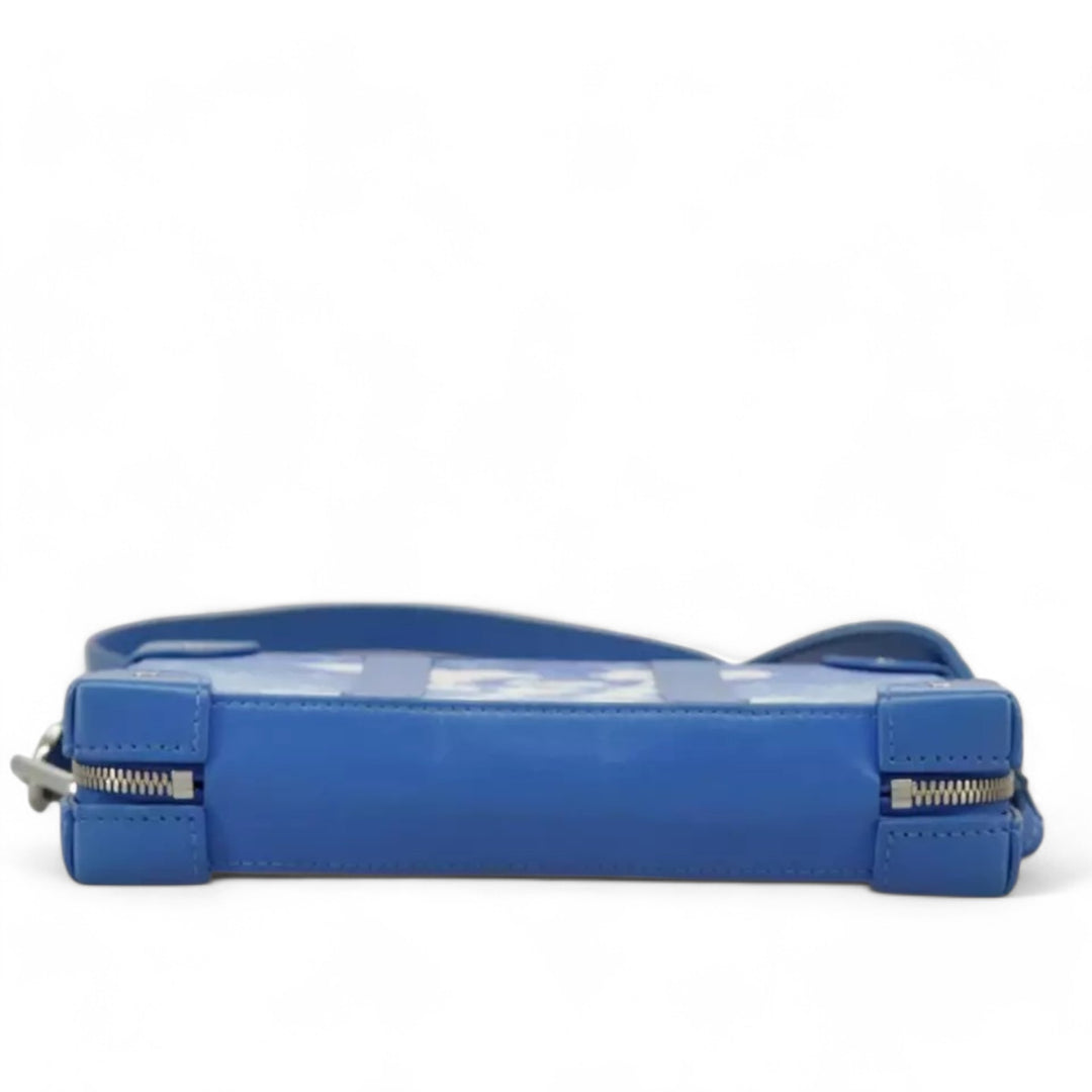 Louis Vuitton Monogram Clouds Soft Trunk Wallet Shoulder Bag Blue White Unisex