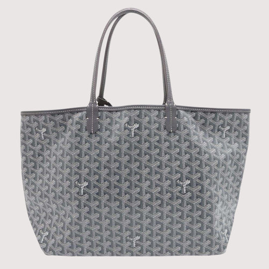 GOYARD Saint Louis PVC Gray Tote Bag Preloved