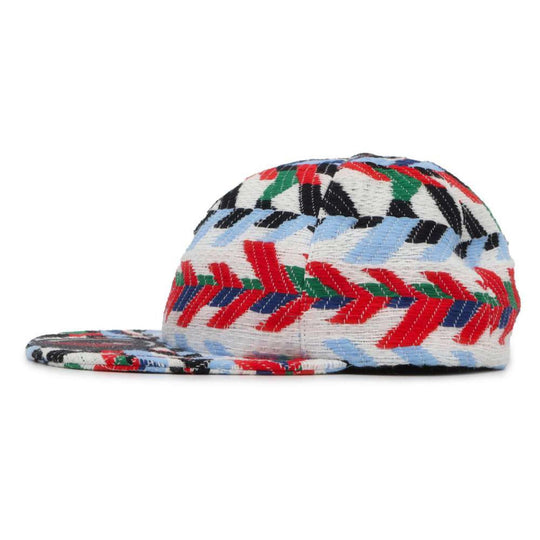 CHANEL Airline Cotton Multicolor Baseball Cap Preloved