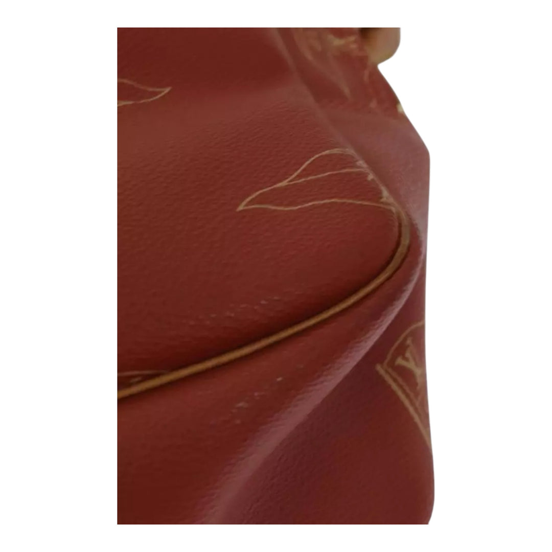 Louis Vuitton Cup Calvi Vintage Red Shoulder Bag Aboganie
