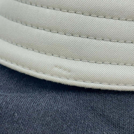HERMES Fred H Cotton Polyurethane Gray Bucket Hat Preloved