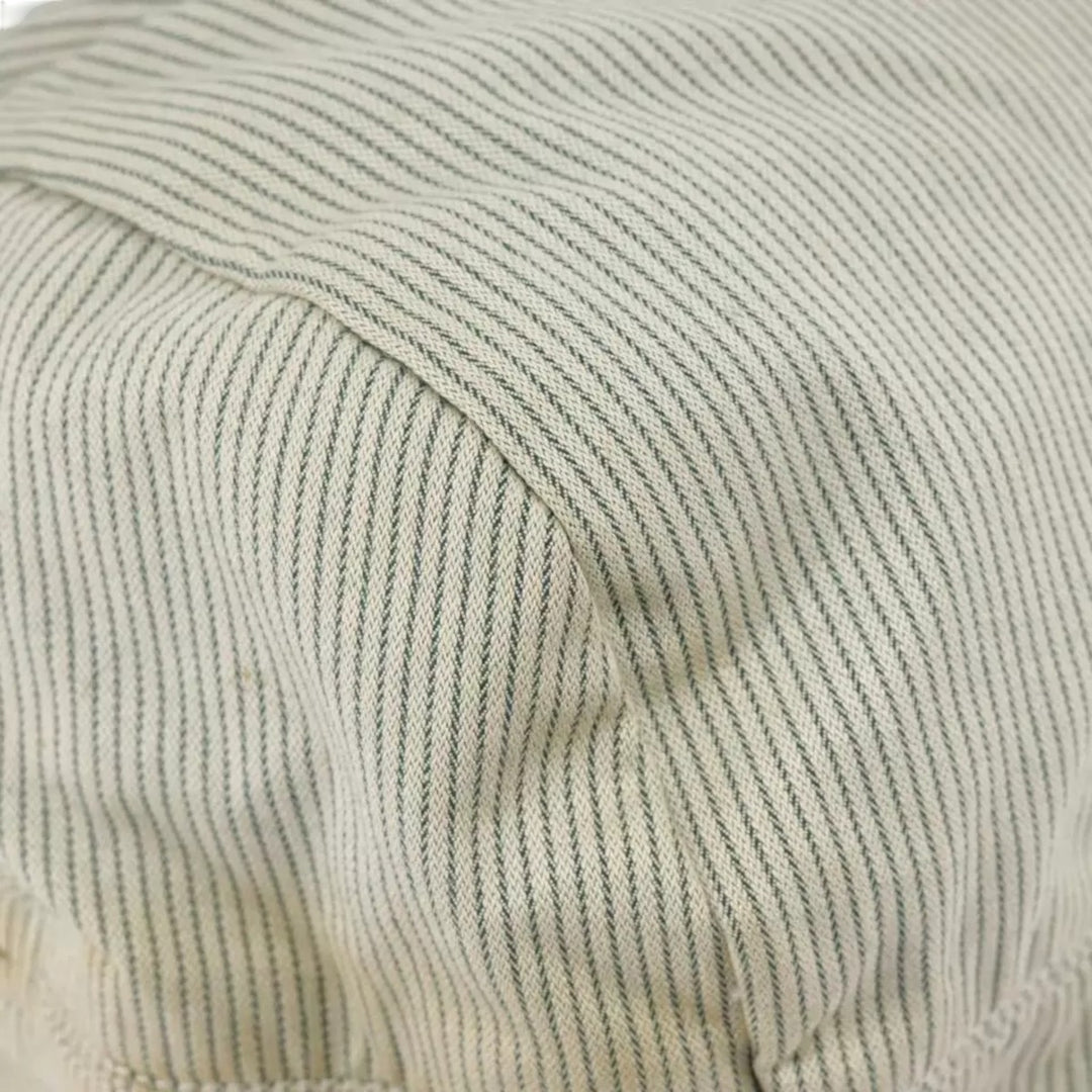 Chanel Handbag Canvas Green Silver CC Logo Bag