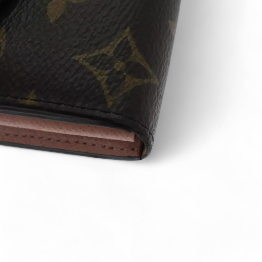 Louis Vuitton Monogram Sarah Wallet Rose Ballerine Long Pink Women