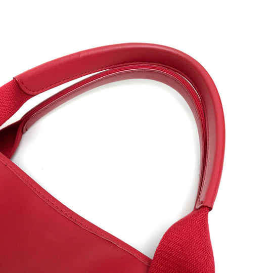 BALENCIAGA Shoulder Bag 339933 leather Red Navy kabas S Women Used Authentic