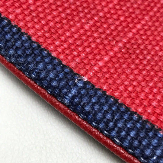 GUCCI Clutch bag 524788 Canvas / leather Red Men's Women Baia de la Silvi stripes unisex(Unisex) Used Authentic