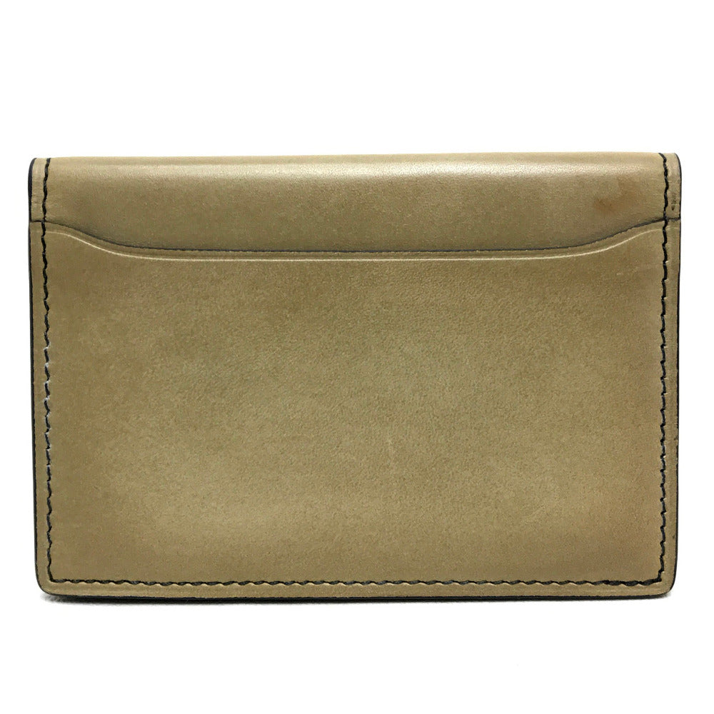 Berluti Card Case leather beige Gradation JAGUA SUNSET (Jagua Sunset) mens Used Authentic