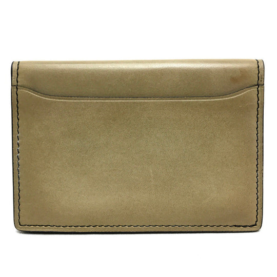 Berluti Card Case leather beige Gradation JAGUA SUNSET (Jagua Sunset) mens Used Authentic