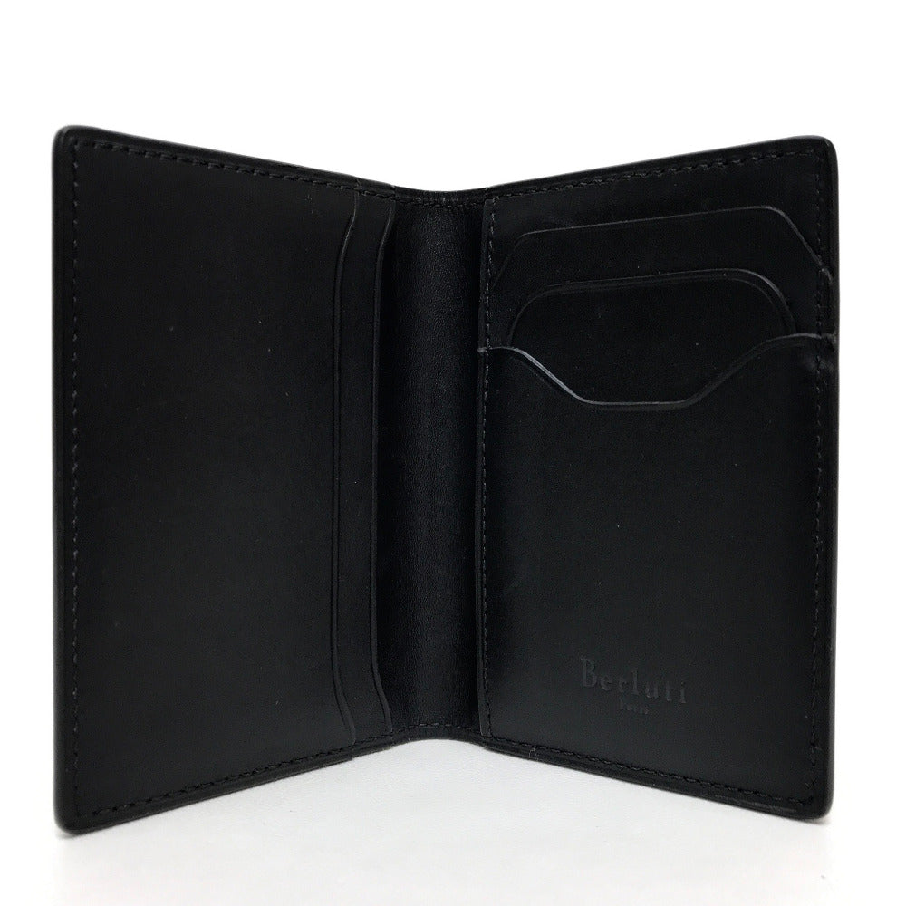 Berluti Card Case leather beige Gradation JAGUA SUNSET (Jagua Sunset) mens Used Authentic